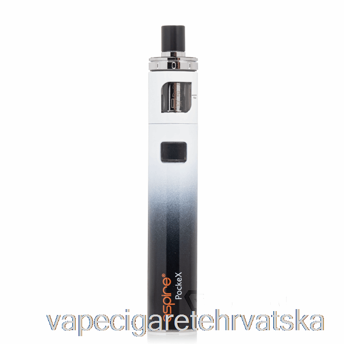 Vape Cigarete Aspire Pockex Aio Starter Kit [anni] Crno/bijeli Gradijent